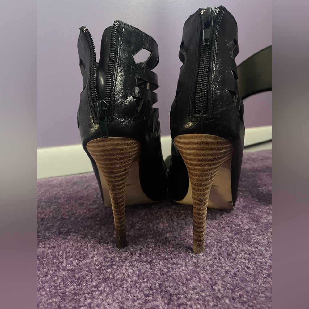 Stylish Open-Toe, Lace-Up, Booties With Tons Of D… - image 2